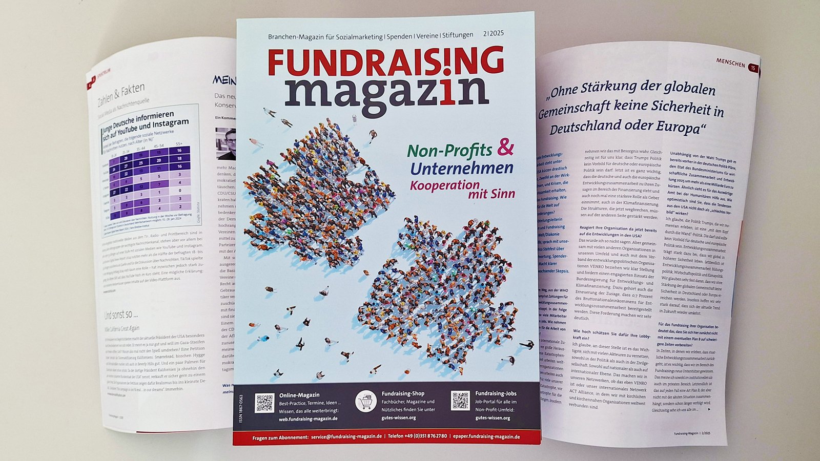 Fundraising-Magazin Ausgabe 02/2025