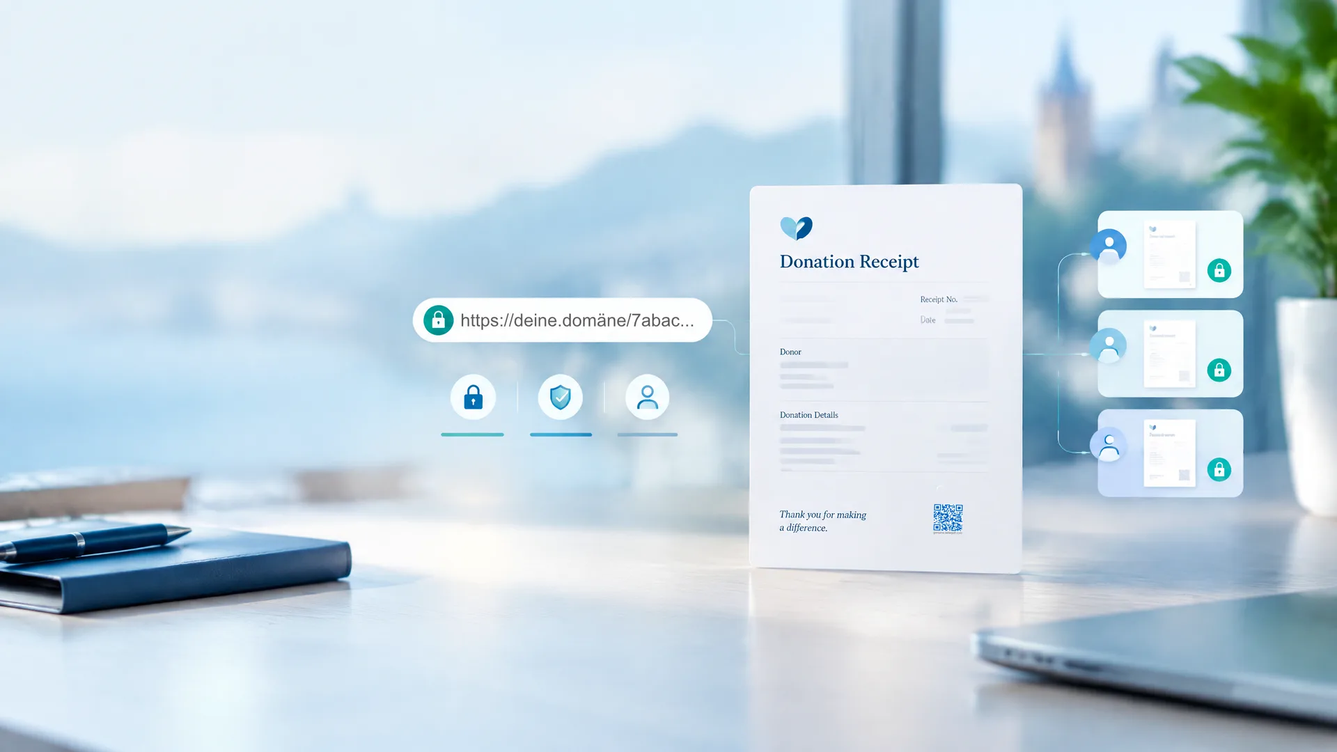 Digitale Spendenbestätigung Tailor PDF