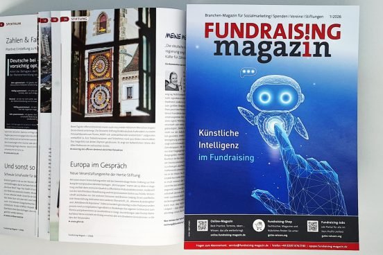 Fundraising-Magazin Ausgabe 1-2026 Künstliche Intelligenz im Fundraising